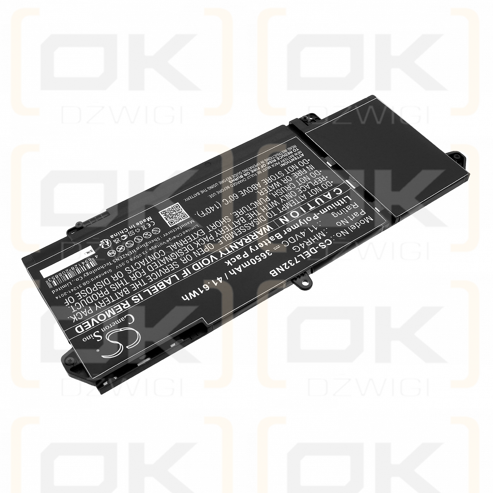 DELL Latitude 7320 6Y9H8 / MHR4G 3650mAh Li-polímero 11.4V (Cameron Sino)