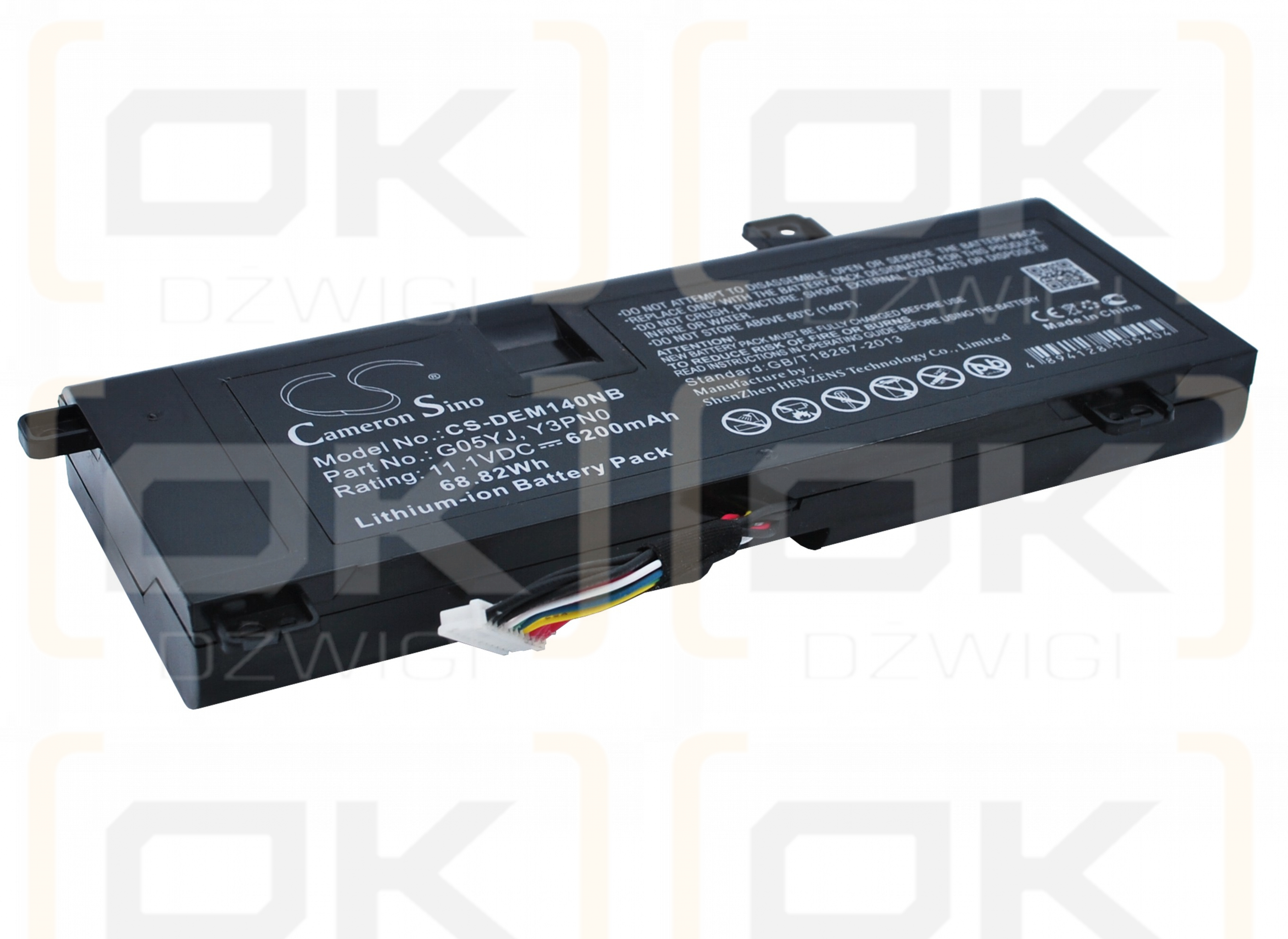 DELL Alienware 14 / G05YJ 6200mAh Li-ion 11.1V (Cameron Sino)