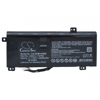 DELL Alienware 14 / G05YJ 6200mAh Li-ion 11.1V (Cameron Sino)