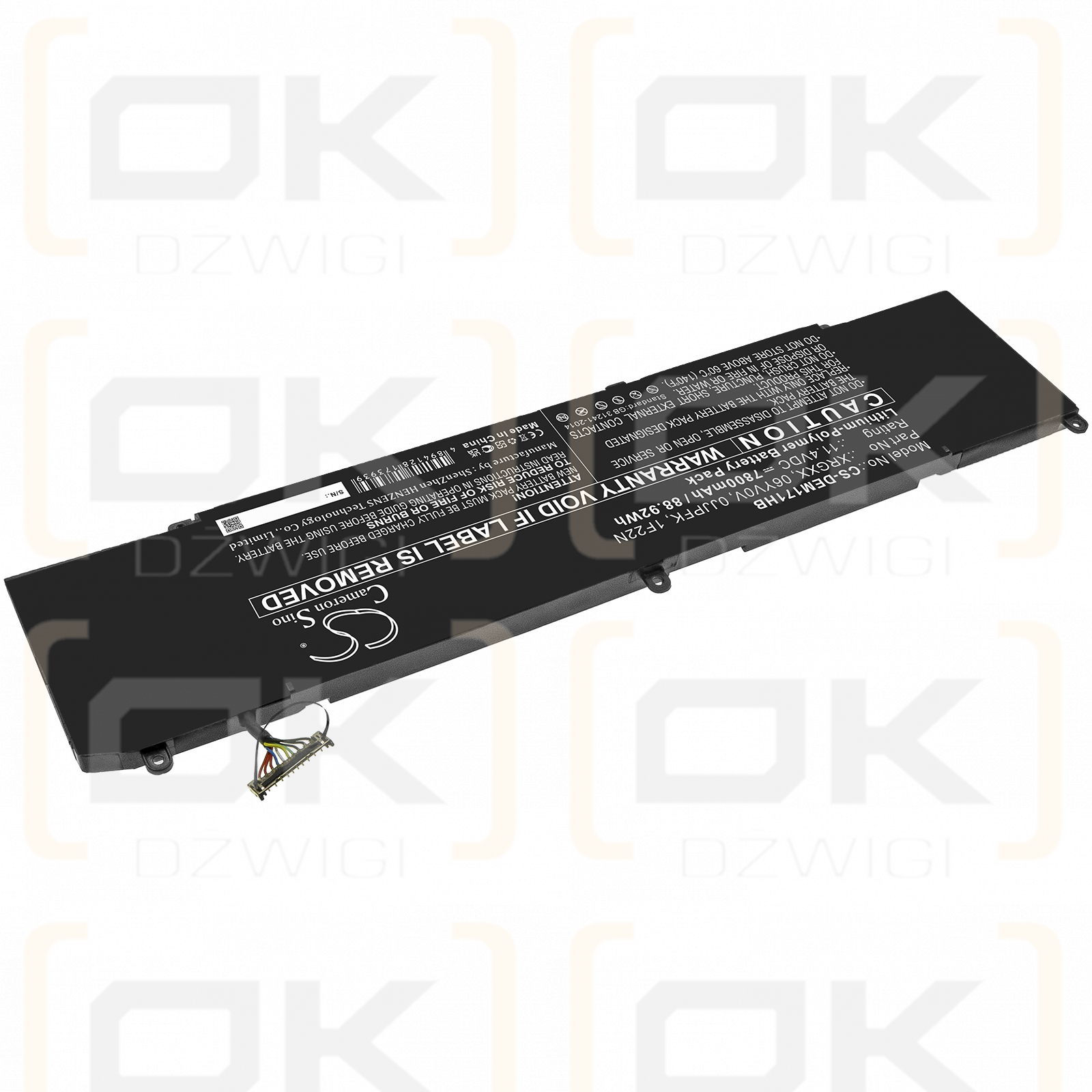 DELL ALIENWARE M17 R1 / 06YV0V 7800mAh Li-Polímero 11.4V (Cameron Sino)