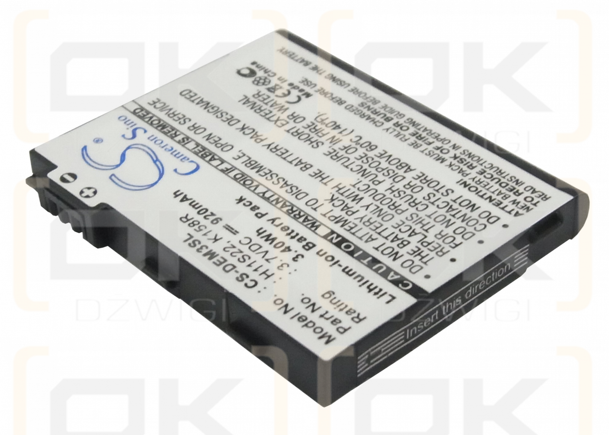 DELL Mini 3T1 / H11S22 920mAh Li-ion 3.7V (Cameron Sino)