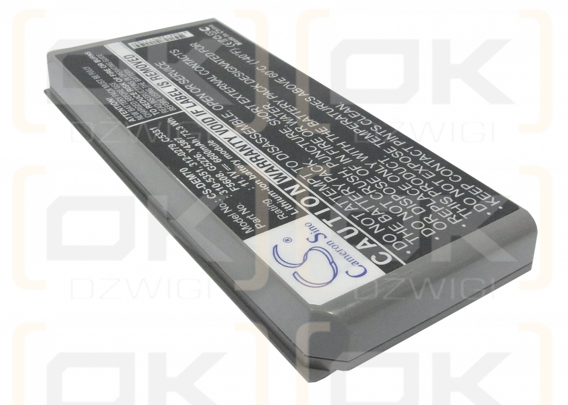 Dell Precision M70 / 310-5351 6600 mAh Li-Ion 11,1 V (Cameron Sino)