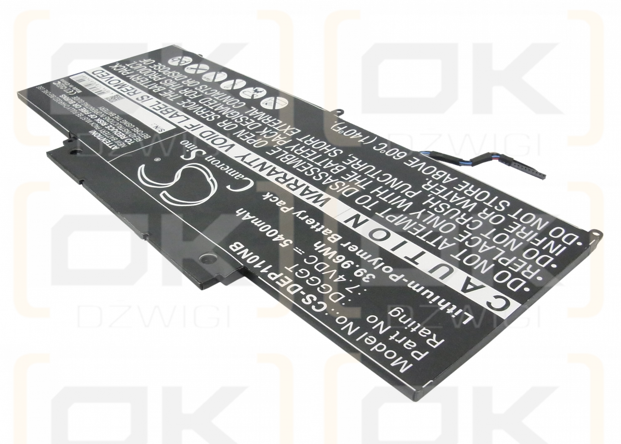 DELL XPS11D-1308T / DGGGT 5400mAh Li-Polímero 7.4V (Cameron Sino)