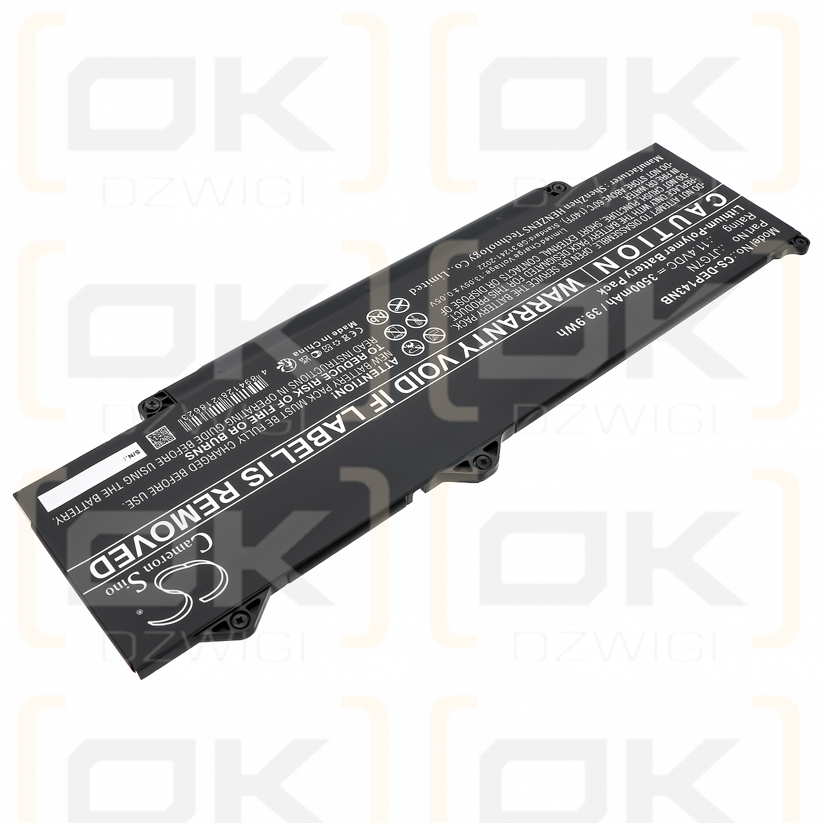 DELL Precision 15 3590 / 0JTG7N 3500 mAh Li-Polymer 11,4 V (Cameron Sino)
