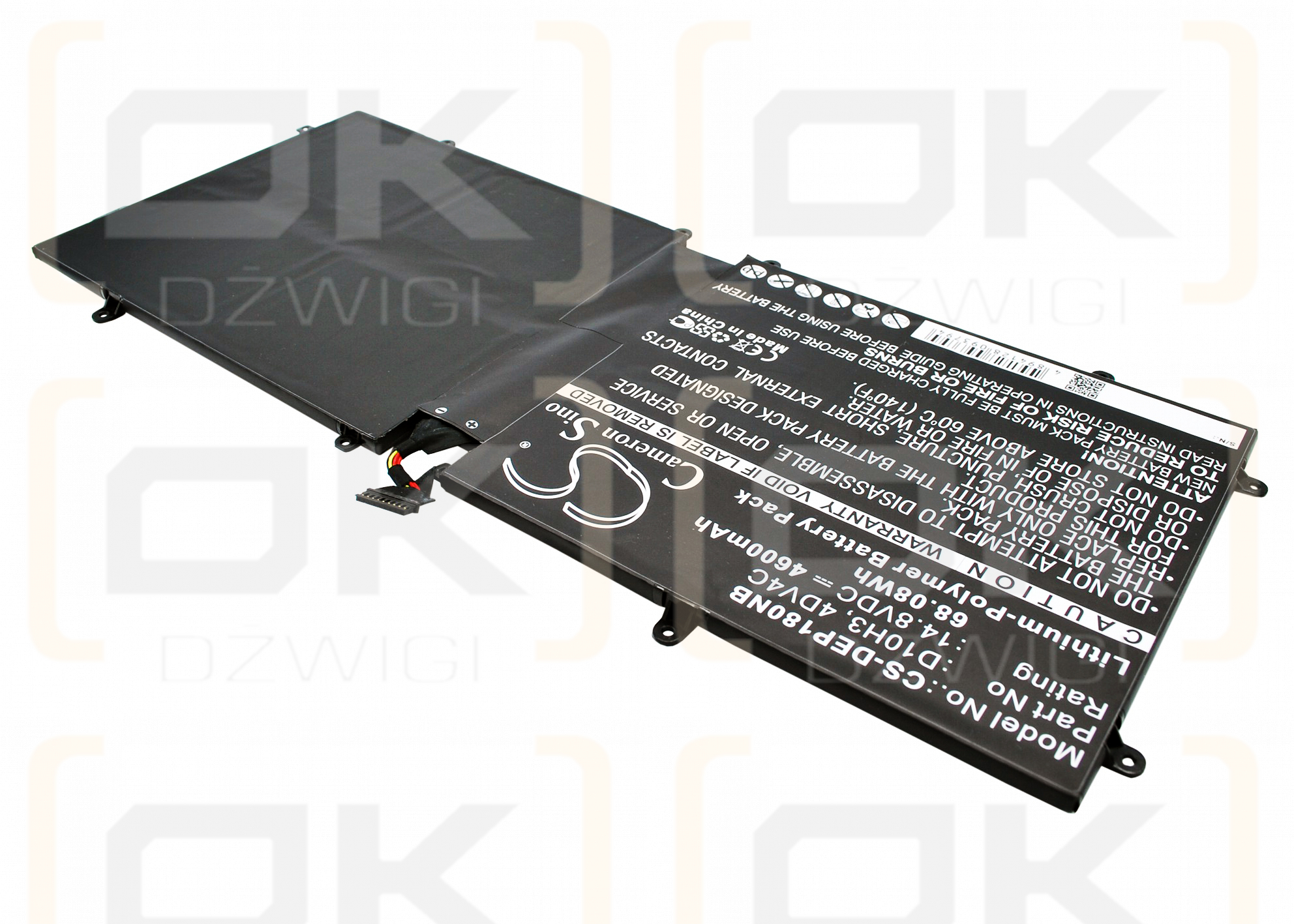 DELL Dell XPS 18 1810 / D10H3 4600mAh Li-Polímero 14.8V (Cameron Sino)