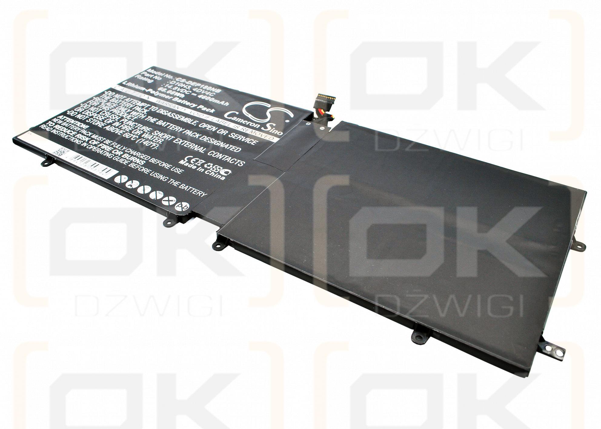 DELL Dell XPS 18 1810 / D10H3 4600mAh Li-Polímero 14.8V (Cameron Sino)