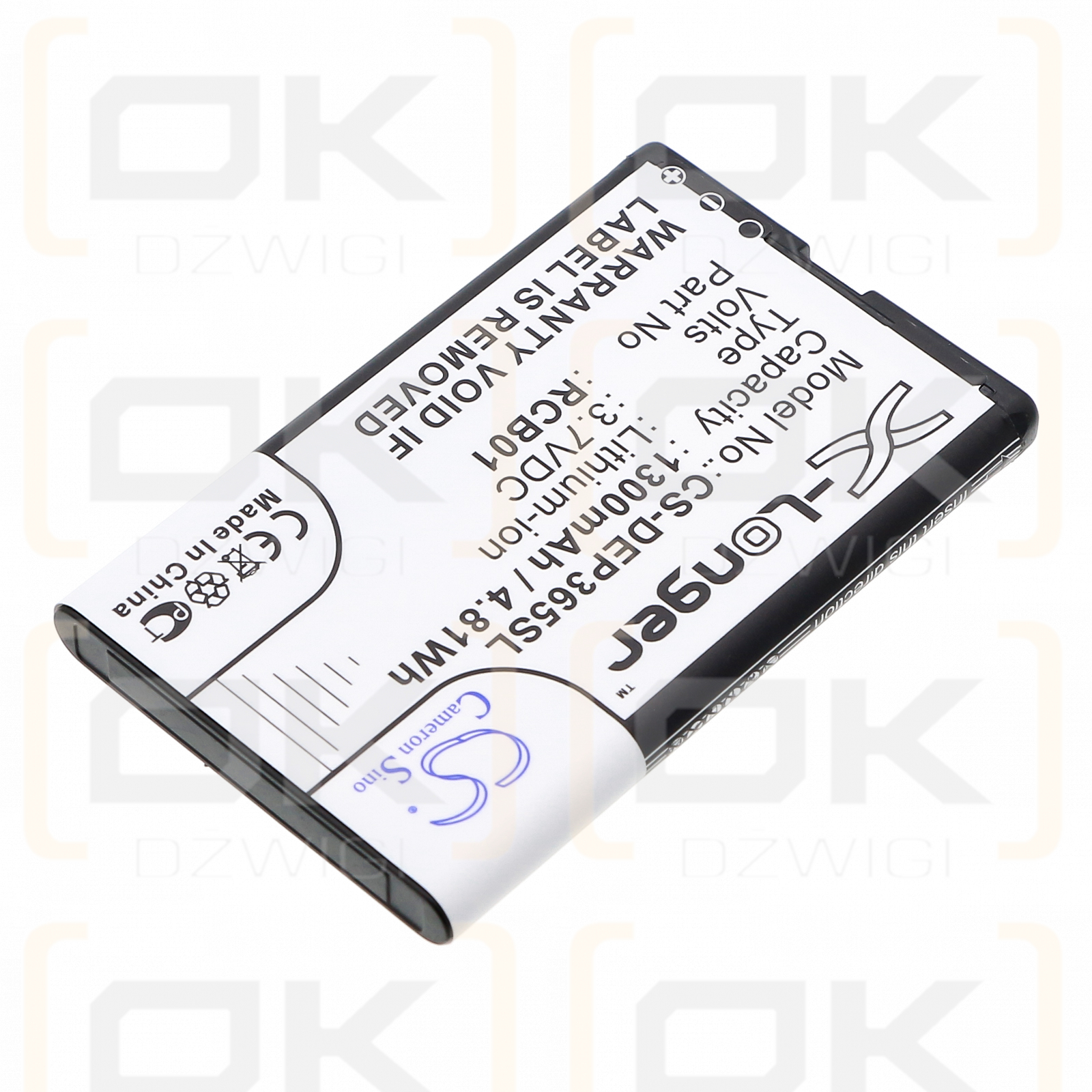 Doro Primo 365 / RCB01 1300mAh Li-ion 3.7V (Cameron Sino)