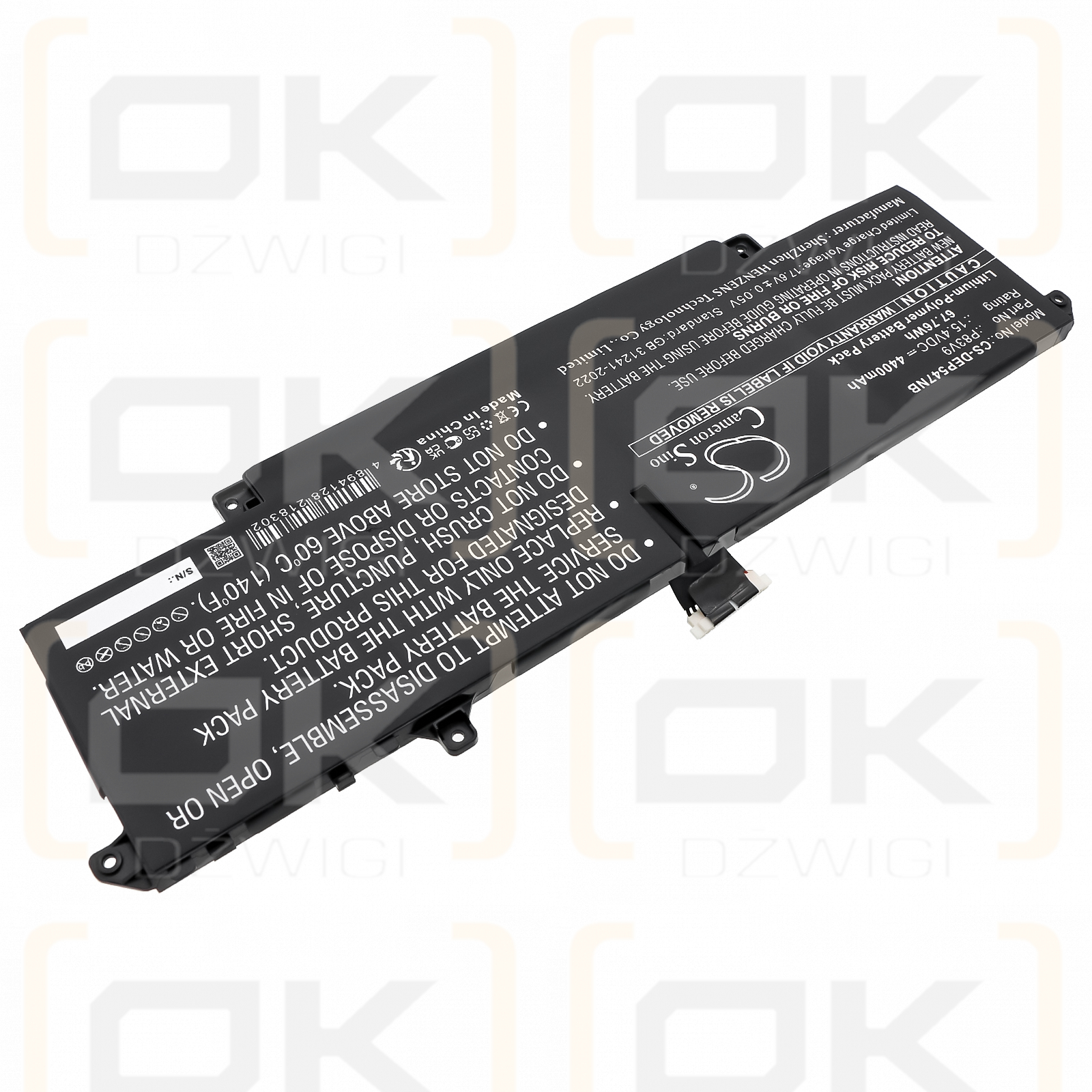 DELL Precision 5470 / CDTT2 4400 mAh Li-Polymer 15,4 V (Cameron Sino)