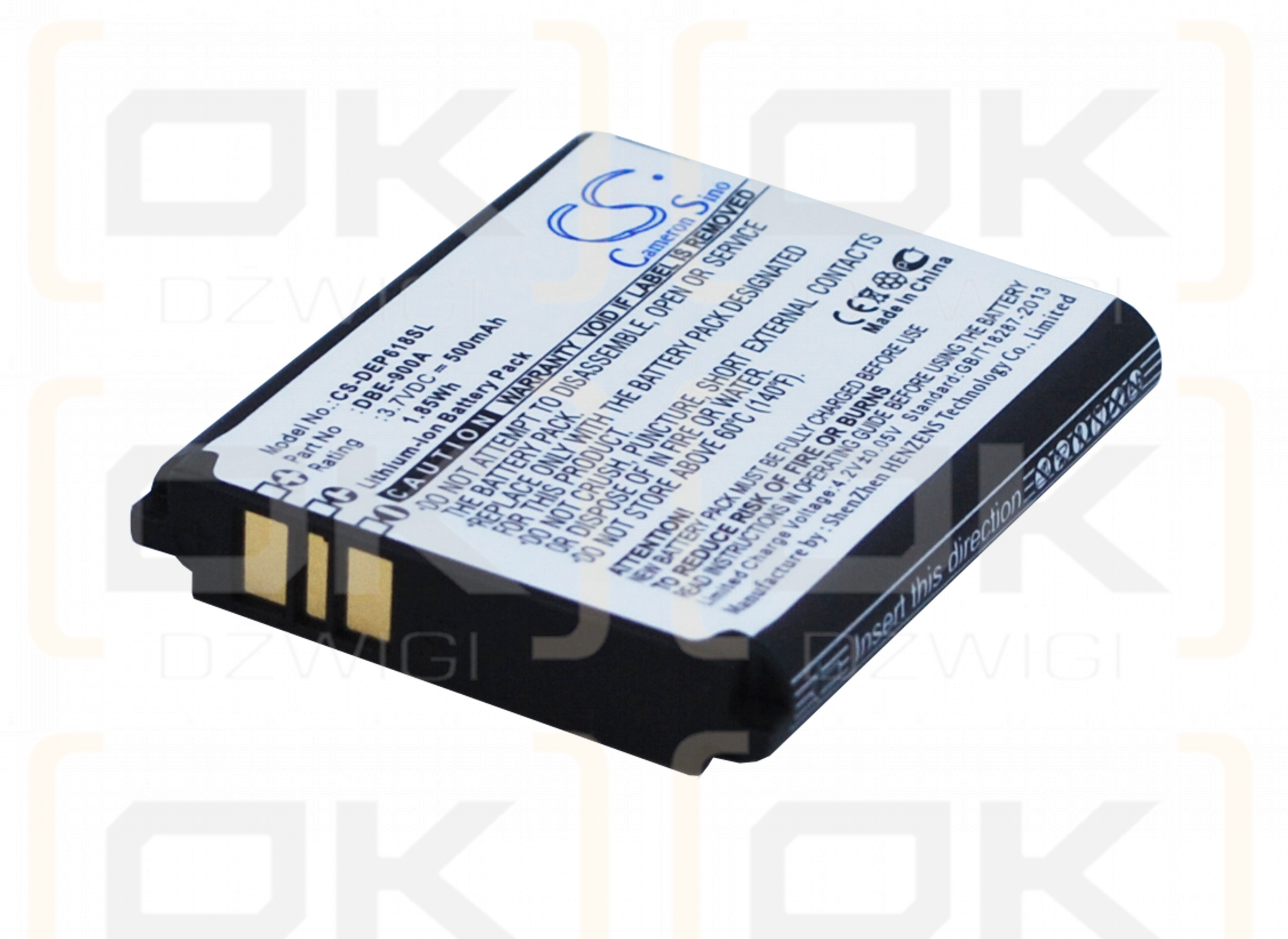 Doro Phoneeasy 618 / DBE-900A 500mAh Li-ion 3.7V (Cameron Sino)