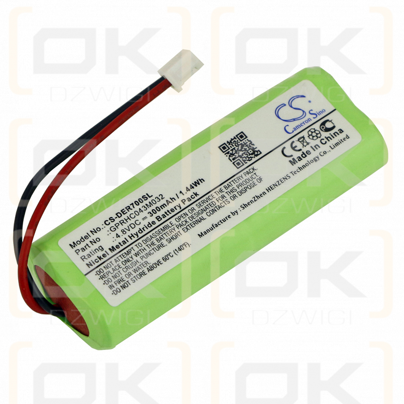 Receptor Educator 1202TS / GPRHC043M032 300mAh Ni-MH 4.8V (Cameron Sino)