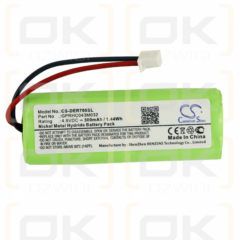 Receptor Educator 1202TS / GPRHC043M032 300mAh Ni-MH 4.8V (Cameron Sino)