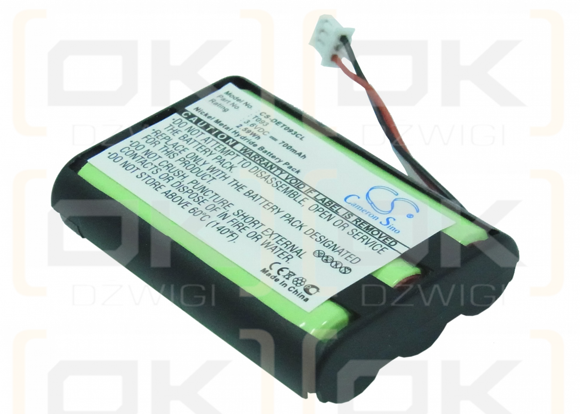 DeTeWe Magic / T093 700 мАч Ni-MH 3,6 В (Cameron Sino)