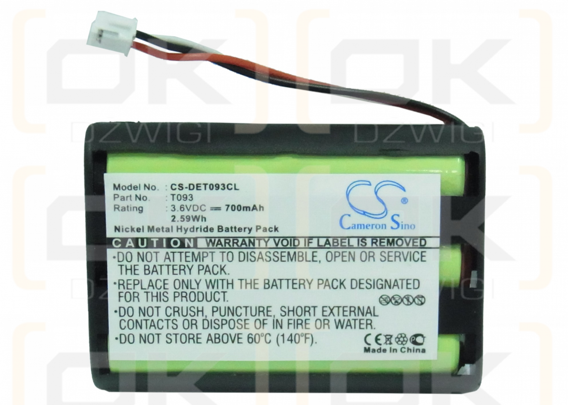 DeTeWe Magic / T093 700 мАч Ni-MH 3,6 В (Cameron Sino)