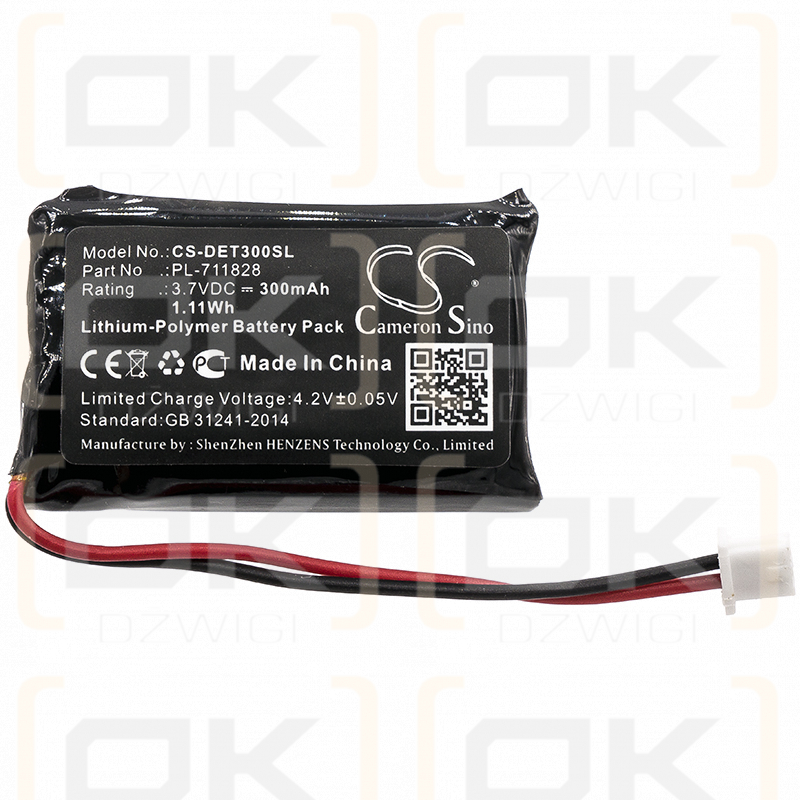 Educator 300TSTransmitter / PL-711828 300 mAh Li-Polymer 3,7 V (Cameron Sino)