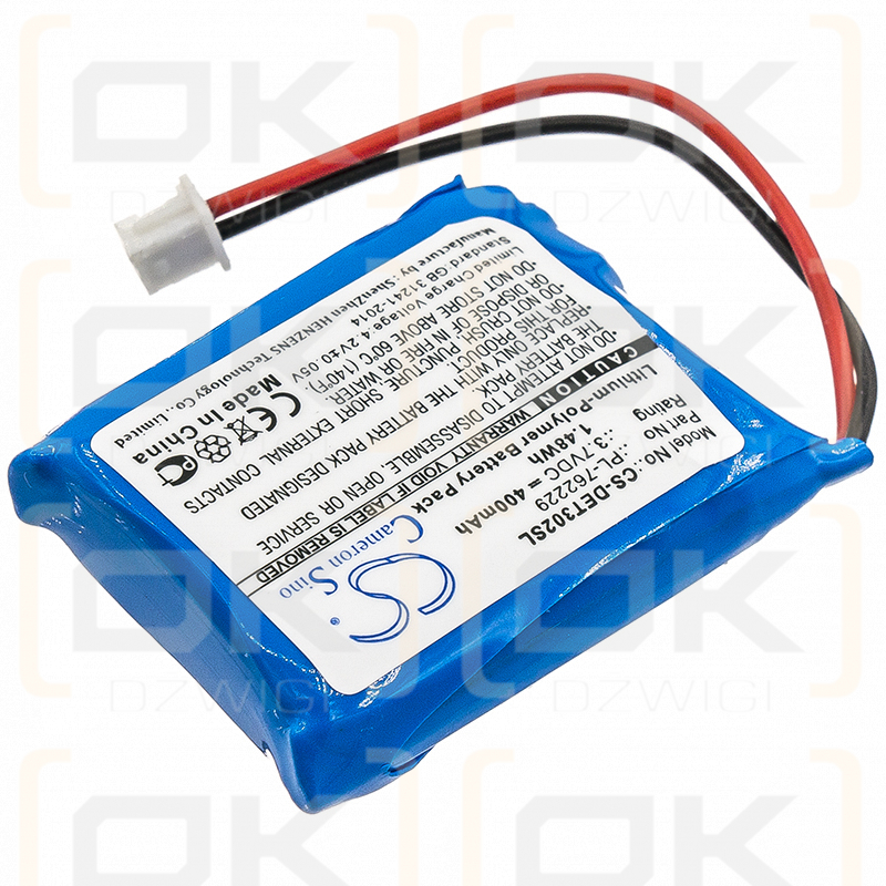 Educador ET-402Receptor / PL-762229 400mAh Li-Polymer 3.7V (Cameron Sino)