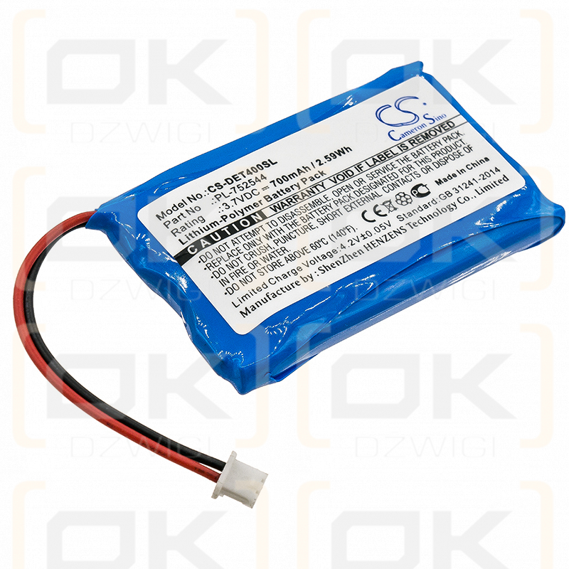 Educator 1200 Receivers / PL-752544 700mAh Li-Polymer 3.7V (Cameron Sino)