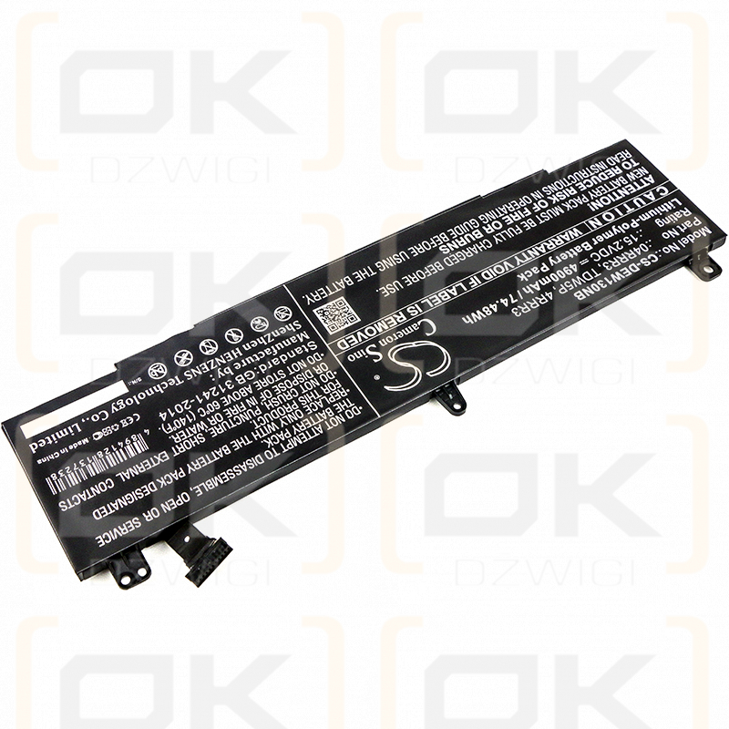 DELL ALW13ED-1508 / 04RRR3 4900mAh Li-Polímero 15.2V (Cameron Sino)