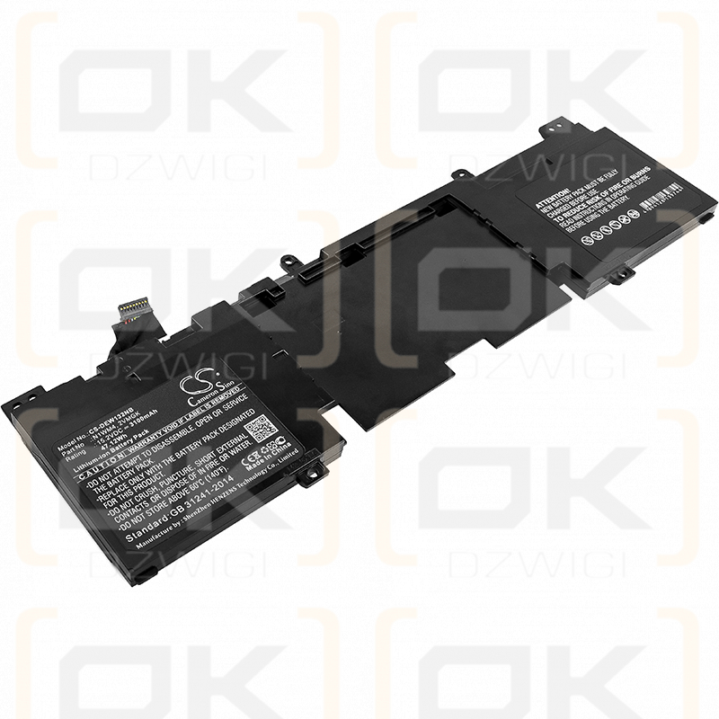 DELL ALW13ED-1508 / N1WM4 3100mAh Li-ion 15.2V (Cameron Sino)