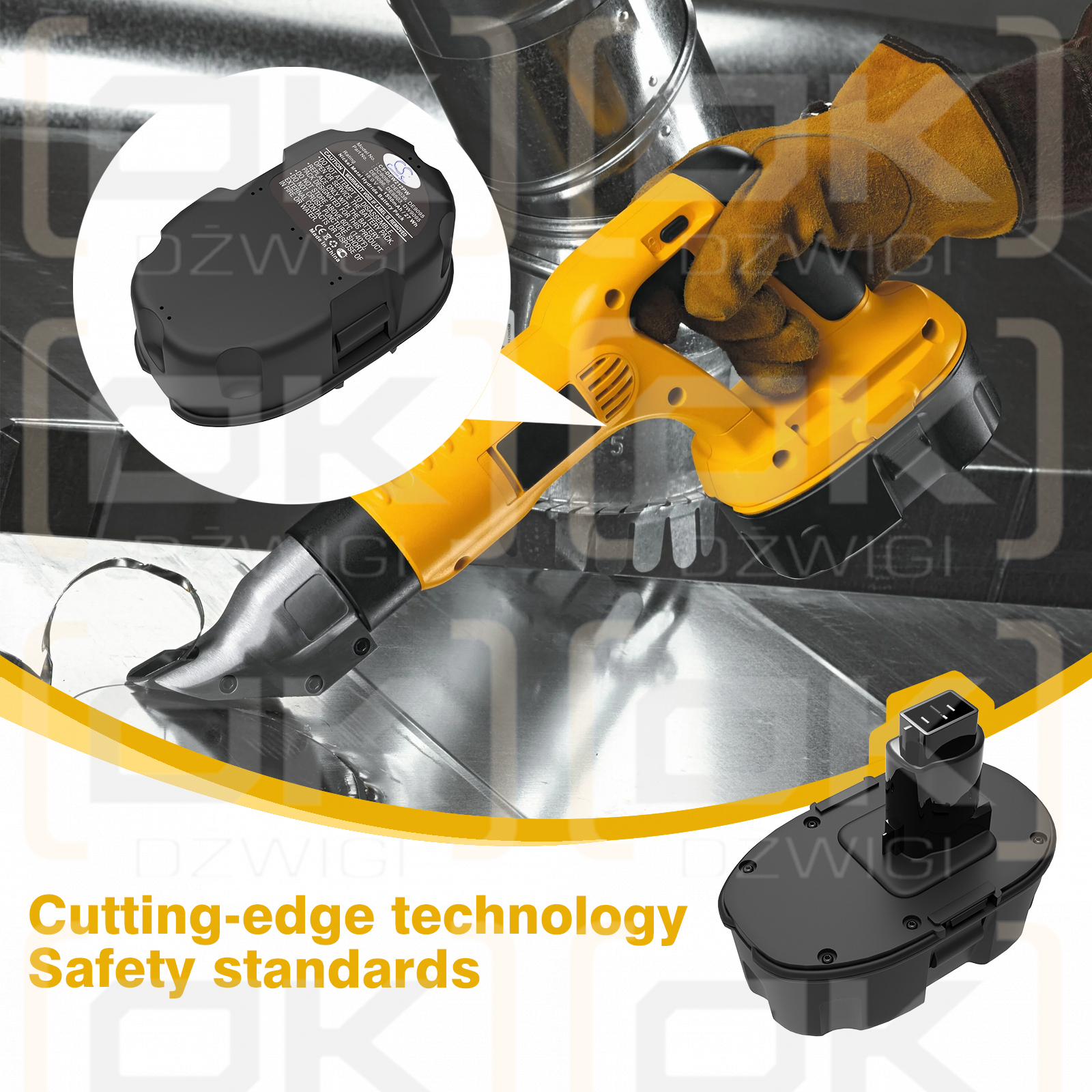 DeWalt DW999KQ / DC9096 1500mAh Ni-MH 18.0V (Cameron Sino)