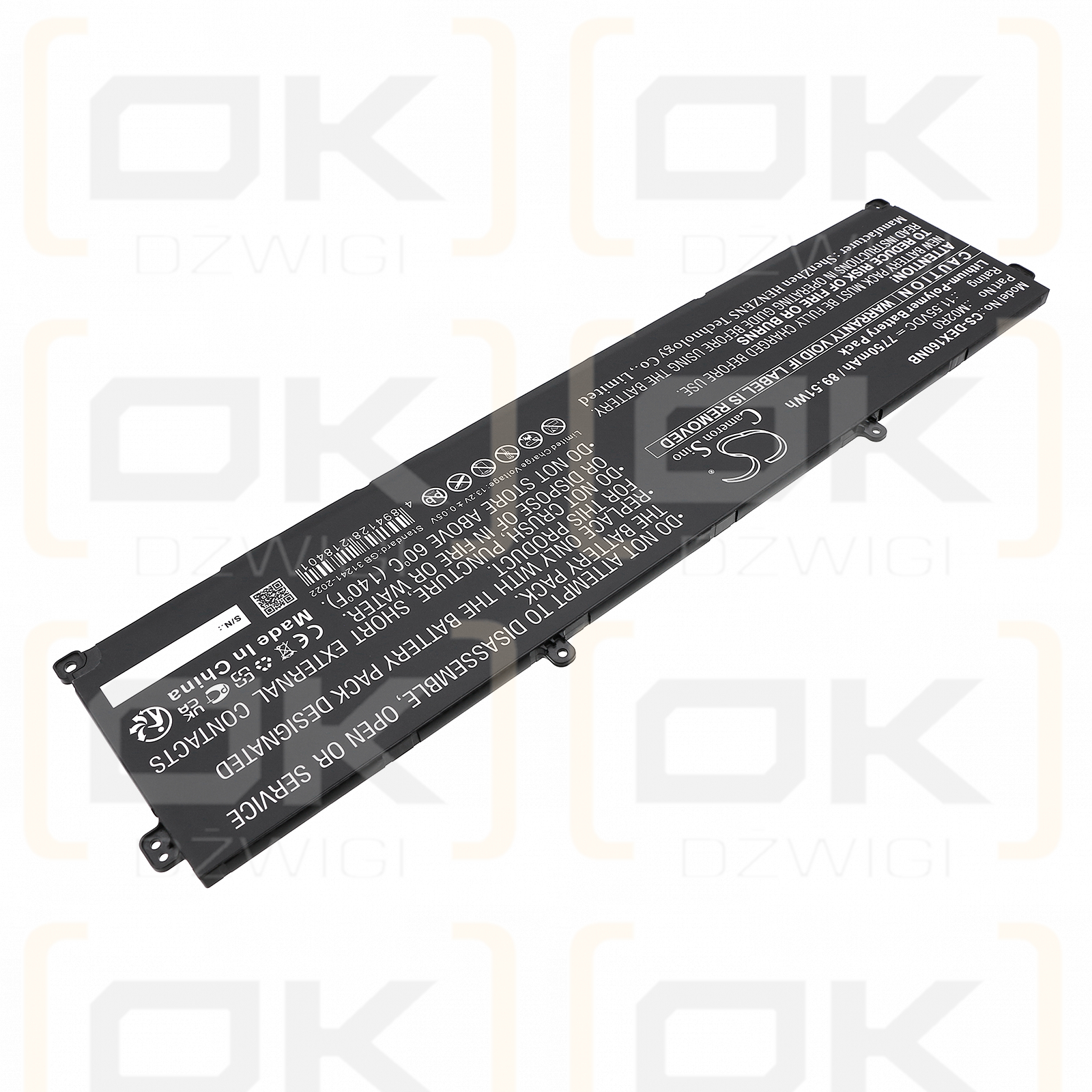 DELL Alienware X16 R1 / HP26N 7750 mAh Li-Polymer 11,55 V (Cameron Sino)