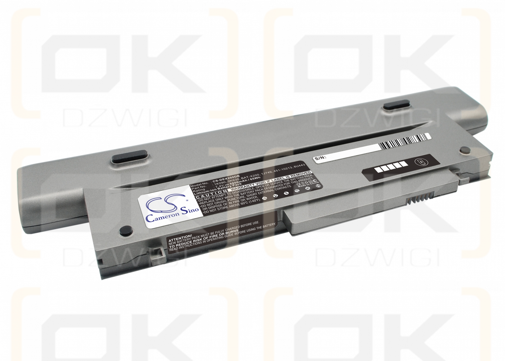 Dell Latitude X200 / 1K090 8800 mAh Li-Ionen 7,4 V (Cameron Sino)