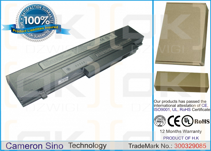 Dell Latitude X200 / 1K090 3600 mAh Li-Ionen 7,4 V (Cameron Sino)