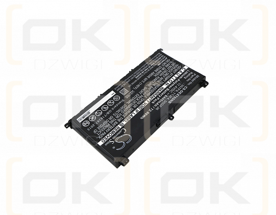 DELL Inspiron 15PD-1548R / 357F9 6400mAh Li-polímero 11.4V (Cameron Sino)