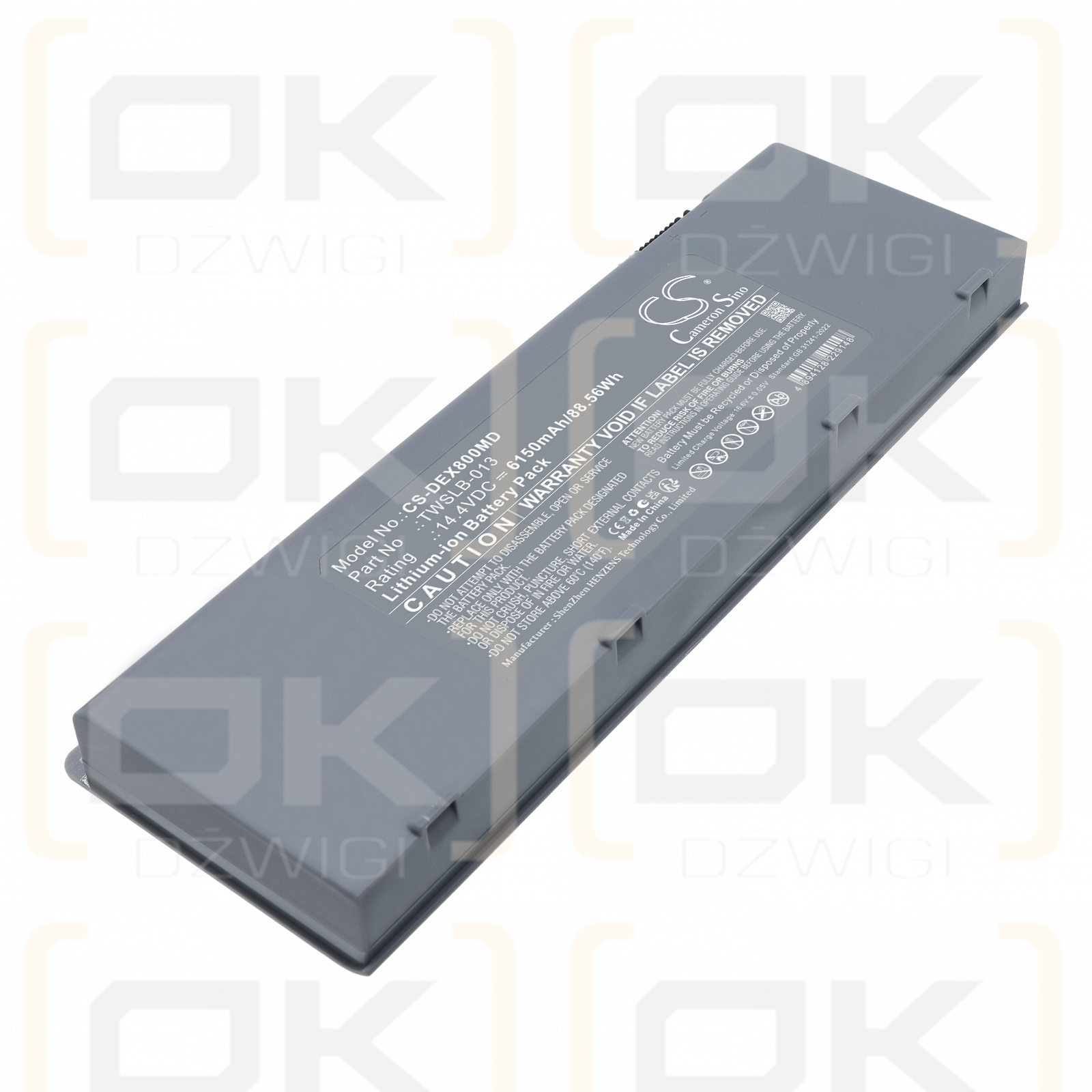 Сменный аккумулятор для EDAN Acclarix AX8 / 21.21.064246011 6150 мАч Li-ion 14,4 В (Cameron Sino)