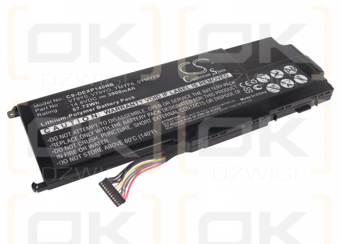 DELL XPS L511z / V79Y0 3900mAh Li-polímero 14.8V (Cameron Sino)