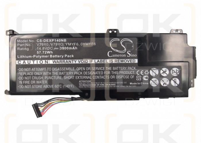 DELL XPS L511z / V79Y0 3900mAh Li-polímero 14.8V (Cameron Sino)