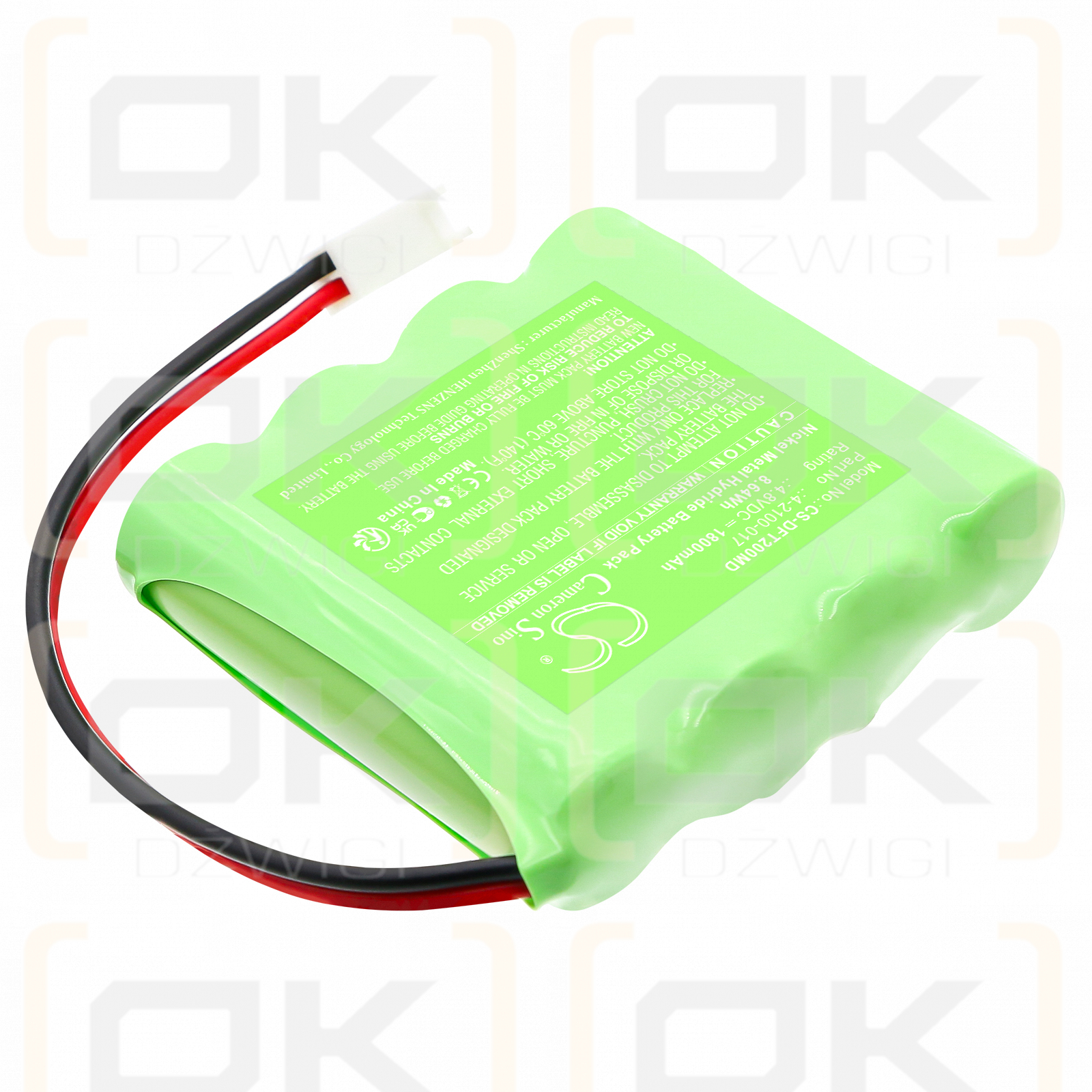 Delfi Portable Tourniquet / 110605 1800mAh Ni-MH 4.8V (Cameron Sino)
