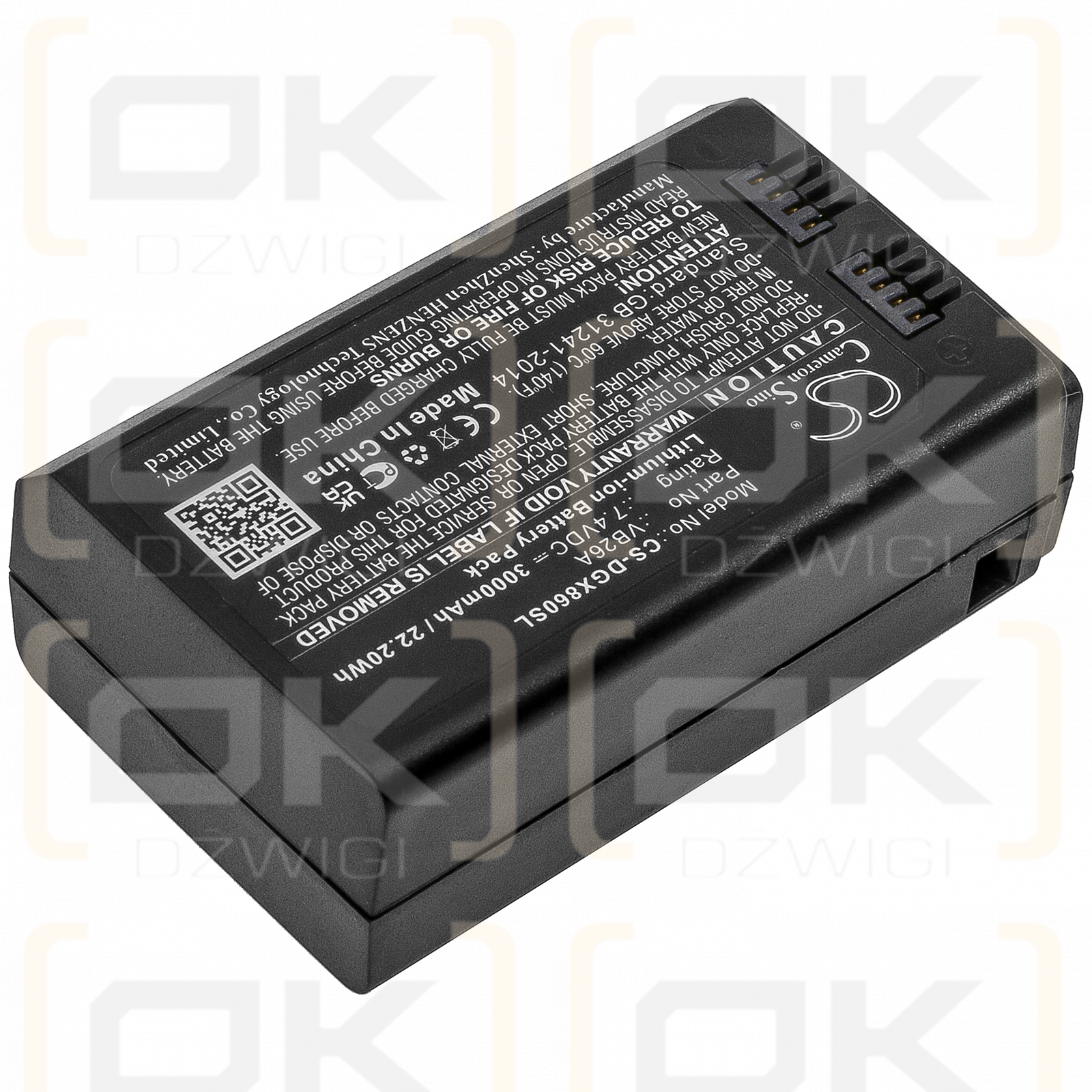 GODOX V860III / VB26A 3000 mAh Li-Ion 7,4 V (Cameron Sino)