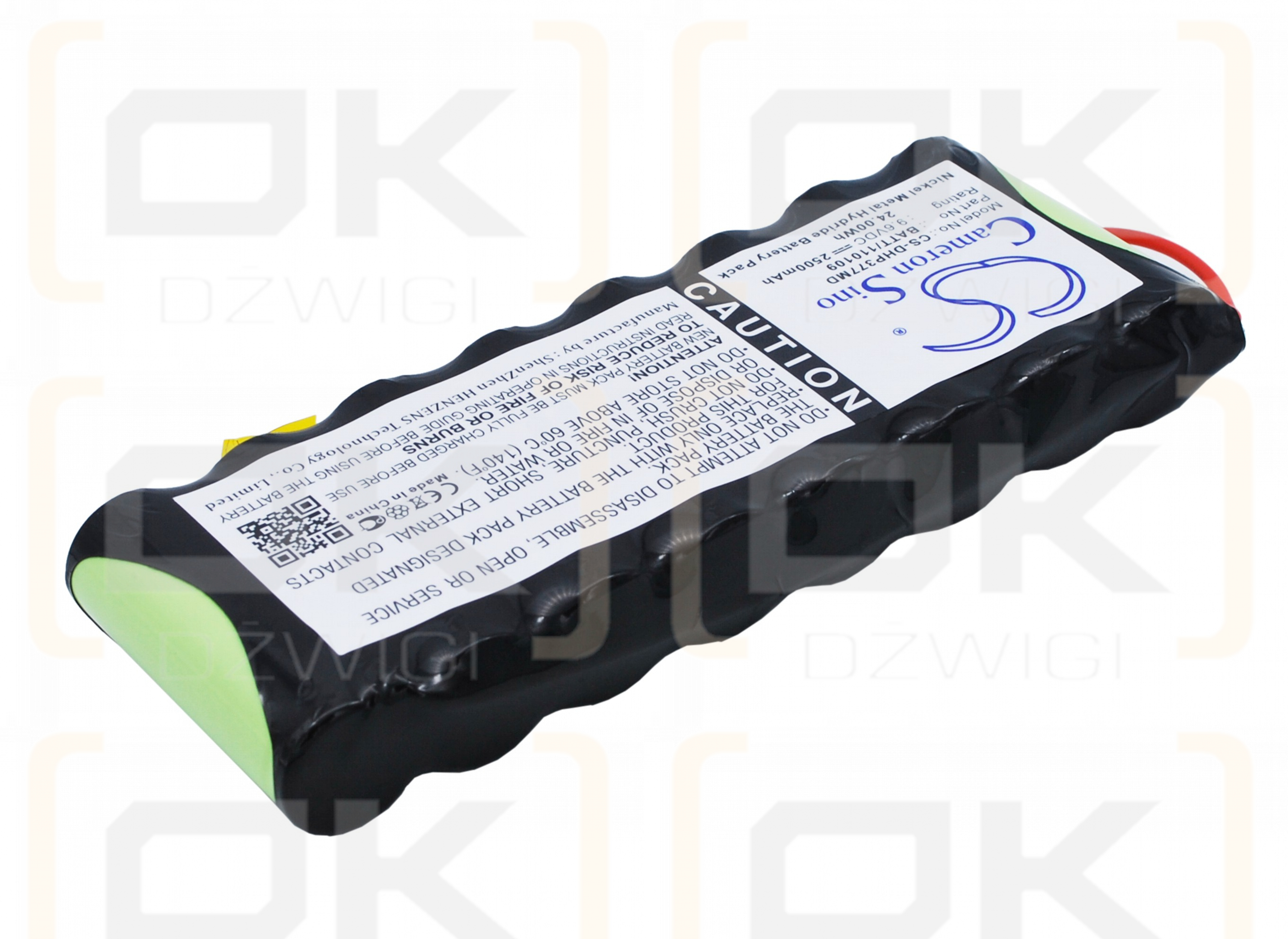 Oxímetro de pulso Datex Ohmeda Biox 3775/120109 2500mAh Ni-MH 9,6V (Cameron Sino)