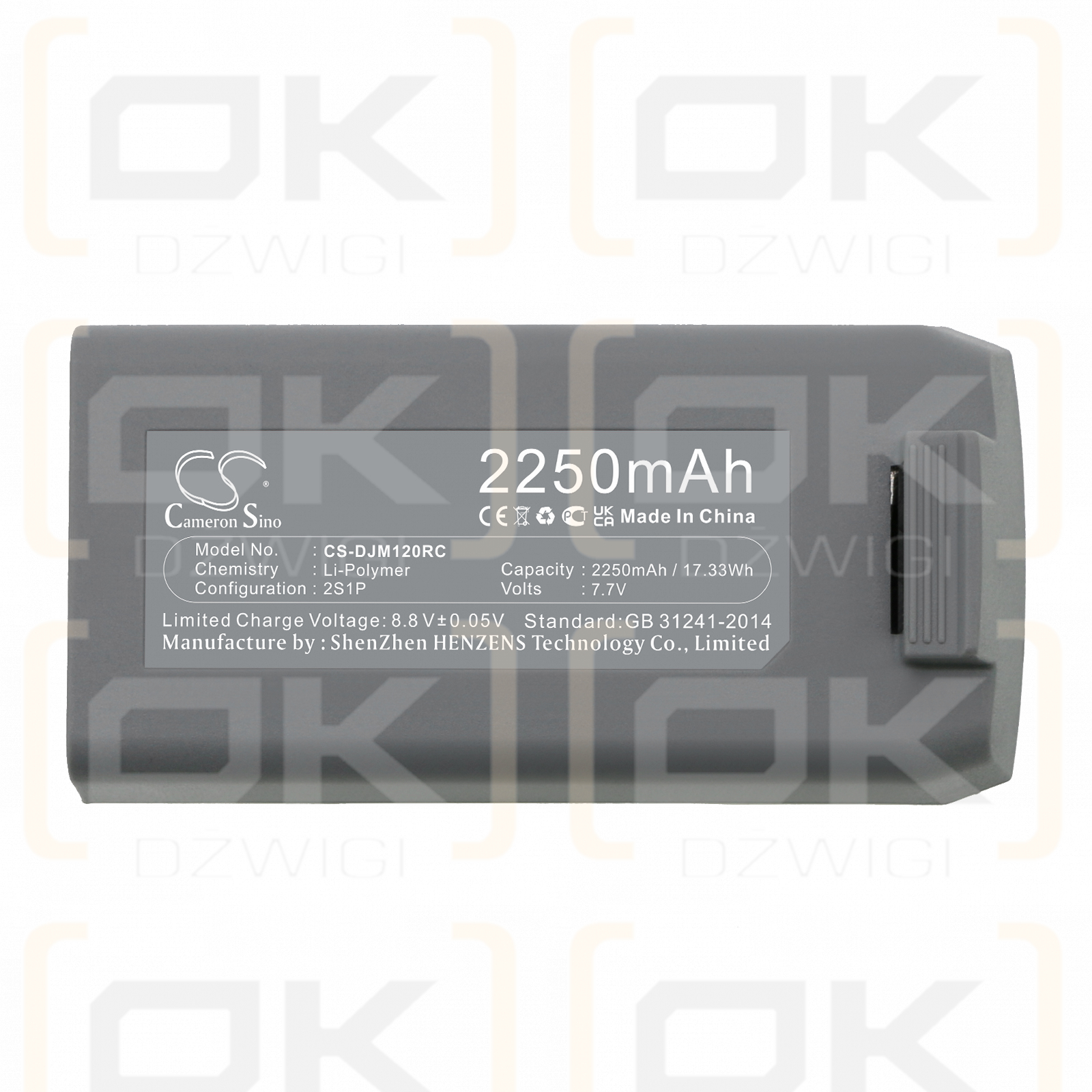 DJI Mavic Mini SE / CP.MA.00000326.01 2250 mAh Li-Ion 7,7 V (Cameron Sino)