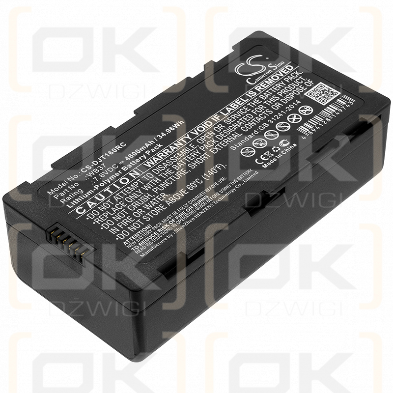 Controlador remoto DJI Cendence GL800A / WB37 4600mAh Li-Polymer 7.6V (Cameron Sino)