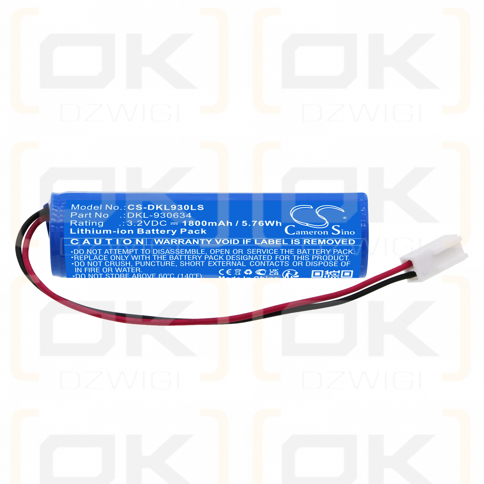 Deko-Light Deckenleuchte ALMAAZ Notleuchte / DKL-930634 1800mAh LiFePO4 3,2V (Cameron Sino)