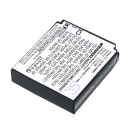 Batería de repuesto para Pentax MX-1 / D-LI106, 1000 mAh, iones de litio, 3,7 V (Cameron Sino)