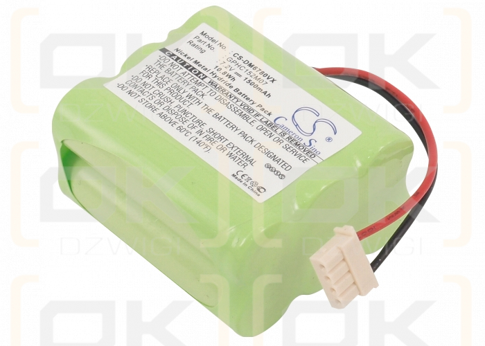 Menta Plus 5000 / GPHC152M07 1500mAh Ni-MH 7.2V (Cameron Sino)