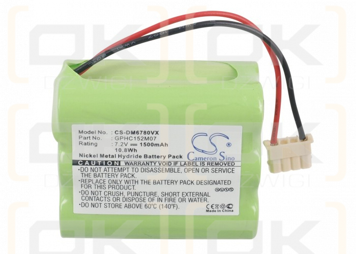 Menta Plus 5000 / GPHC152M07 1500mAh Ni-MH 7.2V (Cameron Sino)