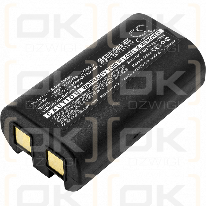 DYMO LabelManager PnP / S0915380 650 mAh Li-Ion 7,4 V (Cameron Sino)