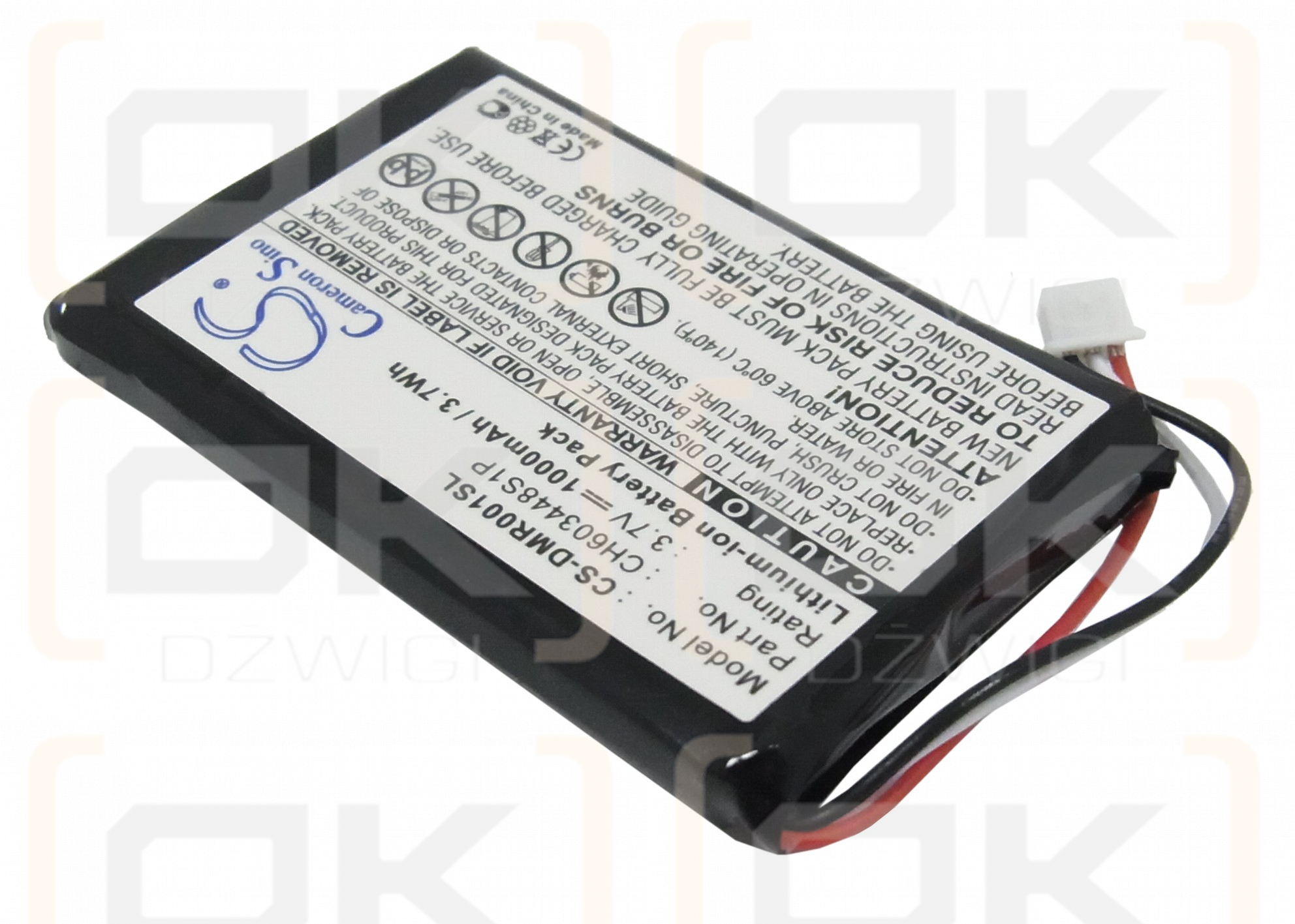 ESPN DMR-1 / CH603448S1P 1000 mAh Li-Ion 3,7 V (Cameron Sino)