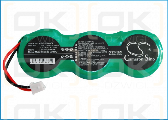 GP/T273 250 мАч Ni-MH 3,6 В (Cameron Sino)