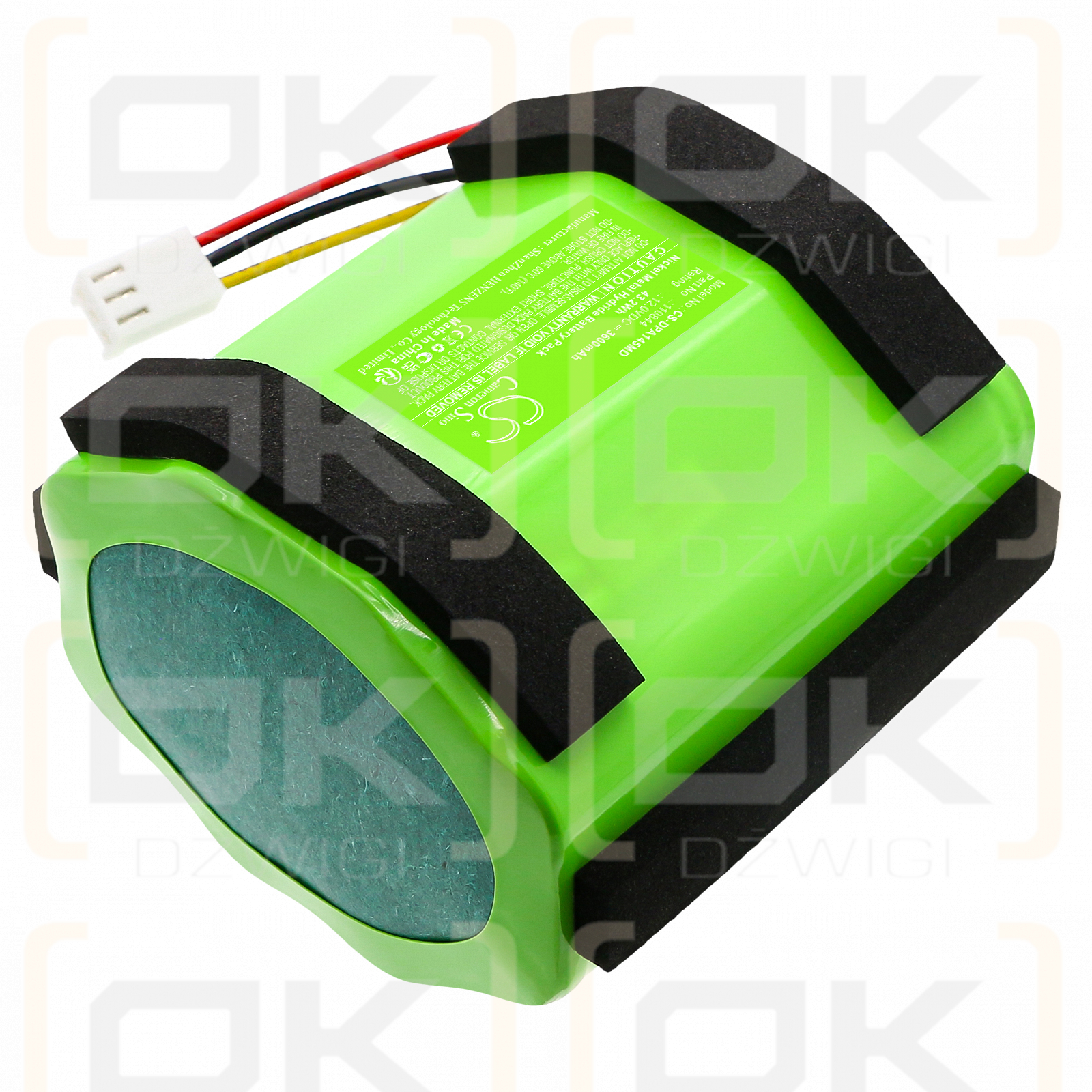 Mediwatch Portascan Ultrasound Bladder Scanner / 110844 3600mAh Ni-MH 12.0V (Cameron Sino)