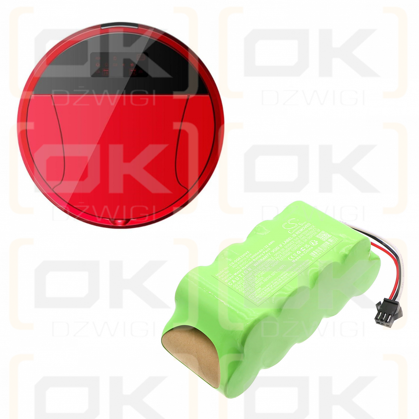 Diqee 330C / RD-AIN10.8VA 3000mAh Ni-MH 10.8V (Cameron Sino)
