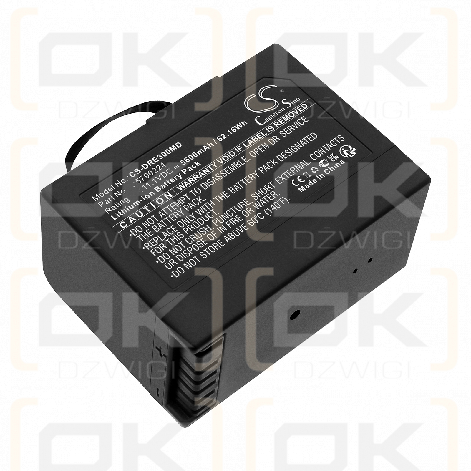 Drager Oxylog VE300 / 5790224 5600mAh Li-ion 11.1V (Cameron Sino)