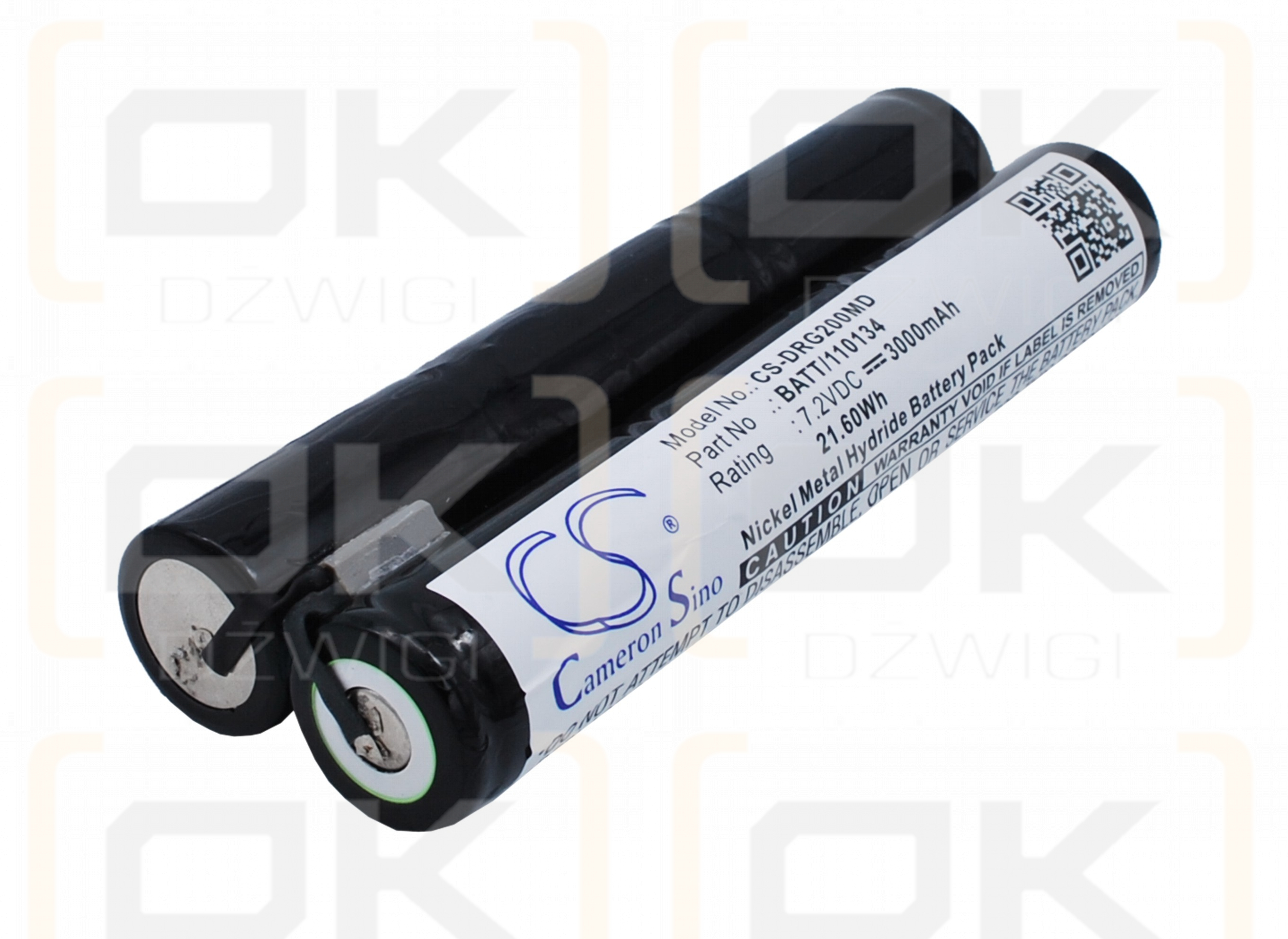 Drager Diálogo 2000/120134 3000mAh Ni-MH 7.2V (Cameron Sino)