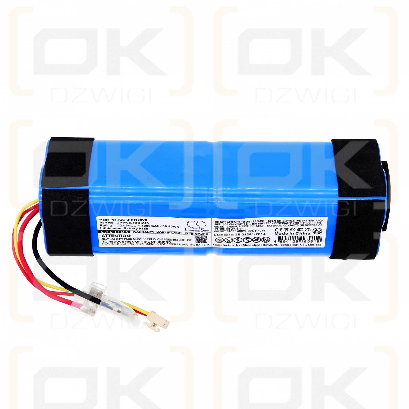 Dreame H100 Pro / VWV8 4000 mAh Li-ion 21.6 V (Cameron Sino)