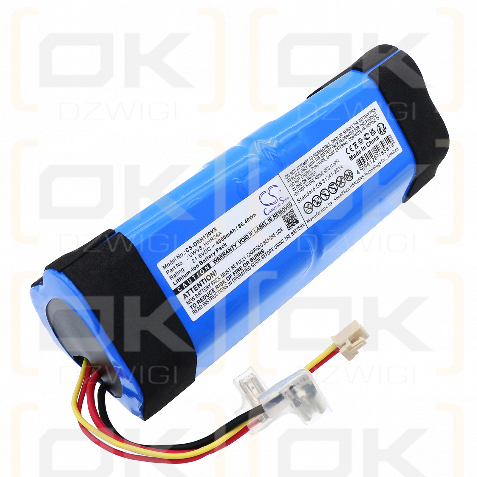 Dreame H100 Pro / VWV8 4000 mAh Li-ion 21.6 V (Cameron Sino)