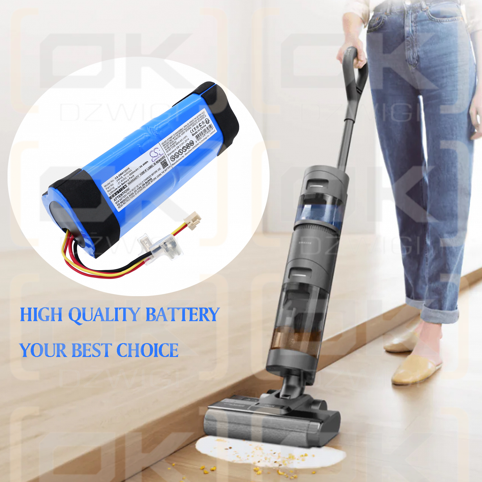 Dreame H100 Pro / VWV8 4000 mAh Li-ion 21.6 V (Cameron Sino)