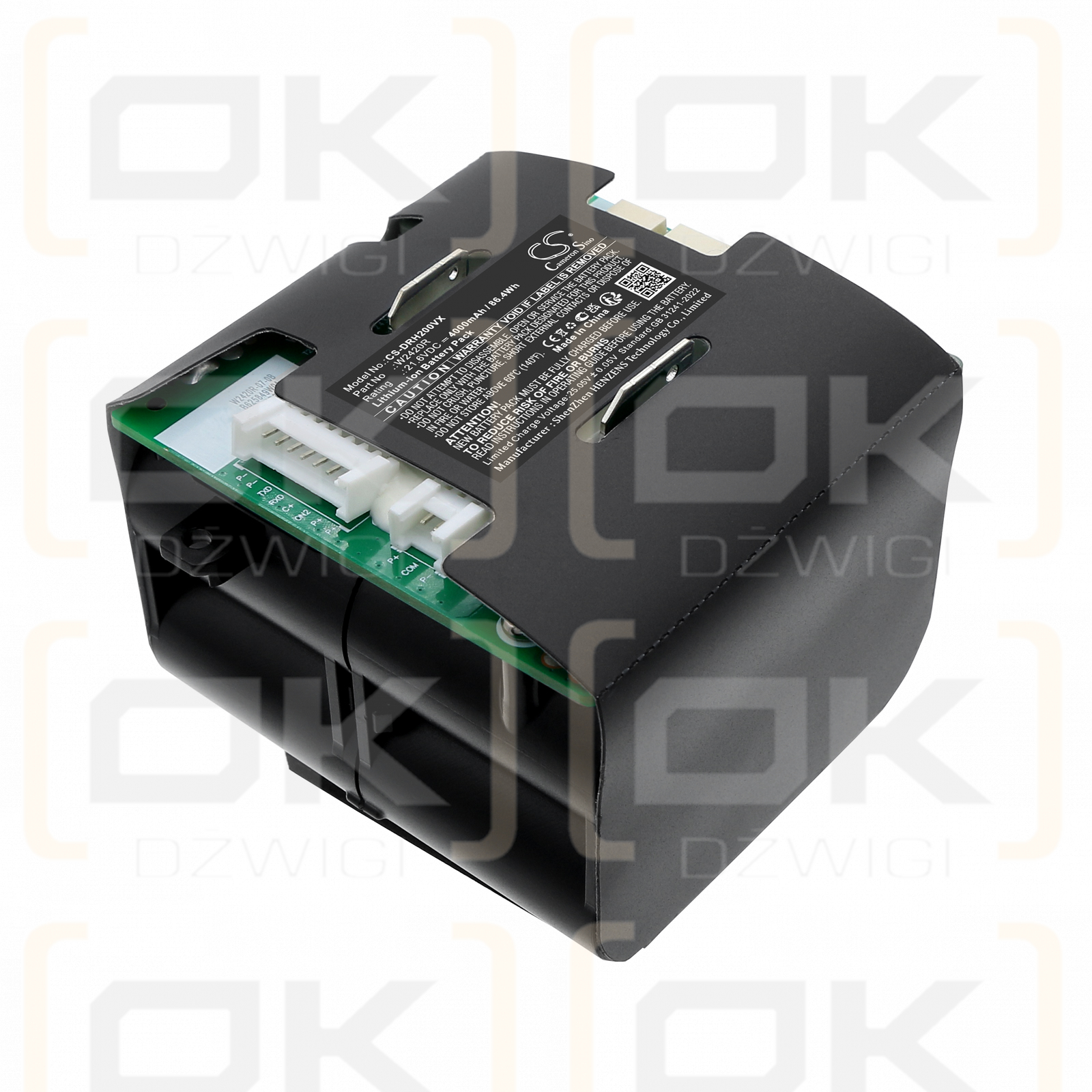 Dreame H20ce / W2420R 4000 mAh Li-Ion 21,6 V (Cameron Sino)